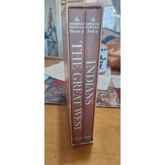 American Heritage books- Indians & History Of The Great West- w/ slipcover - Picture 2 of 12